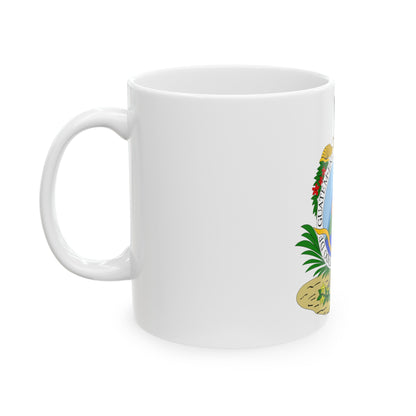 Coat of arms of Guatemala (1825-1843) - White Coffee Mug-The Sticker Space