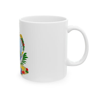 Coat of arms of Guatemala (1825-1843) - White Coffee Mug-The Sticker Space