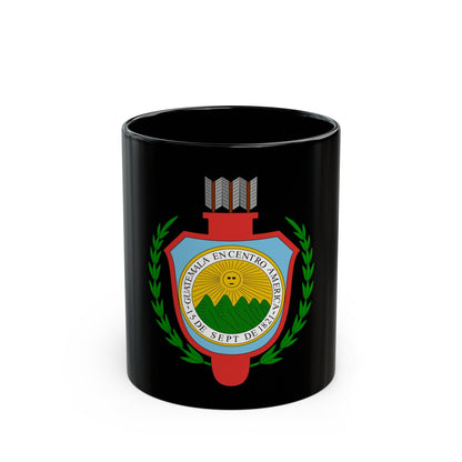 Coat of arms of Guatemala (1843-1851) - Black Coffee Mug-11oz-The Sticker Space