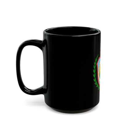 Coat of arms of Guatemala (1843-1851) - Black Coffee Mug-The Sticker Space