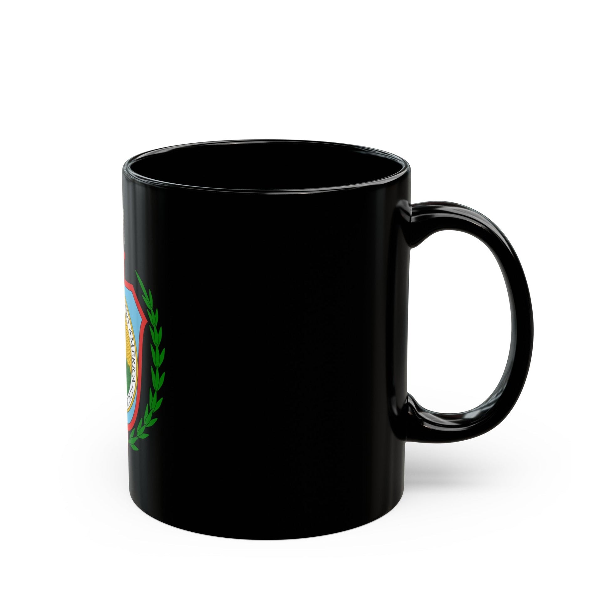 Coat of arms of Guatemala (1843-1851) - Black Coffee Mug-The Sticker Space