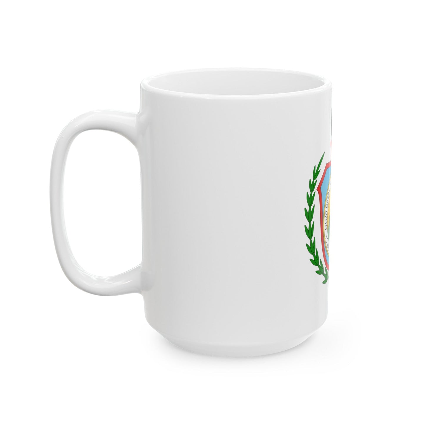 Coat of arms of Guatemala (1843-1851) - White Coffee Mug-The Sticker Space