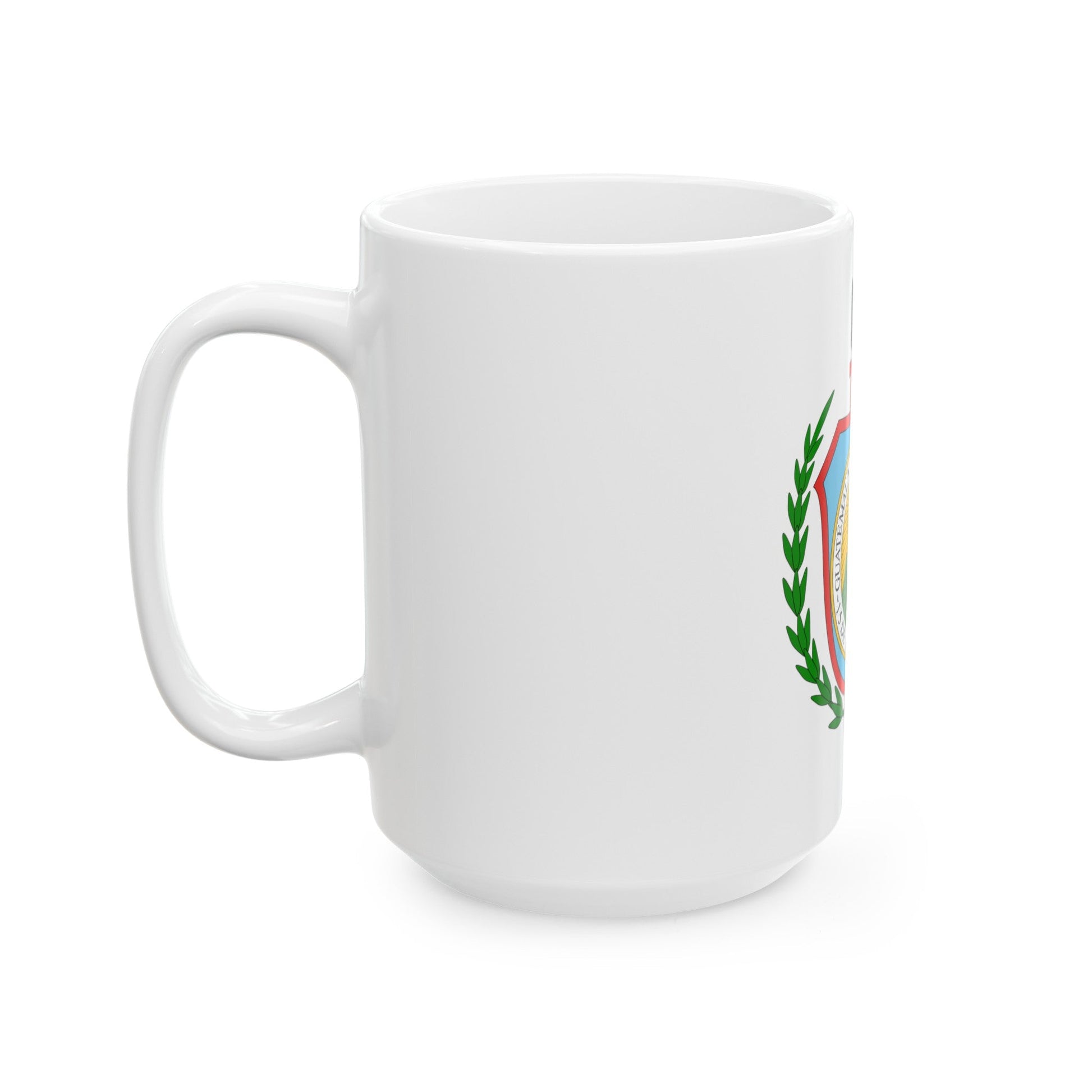 Coat of arms of Guatemala (1843-1851) - White Coffee Mug-The Sticker Space