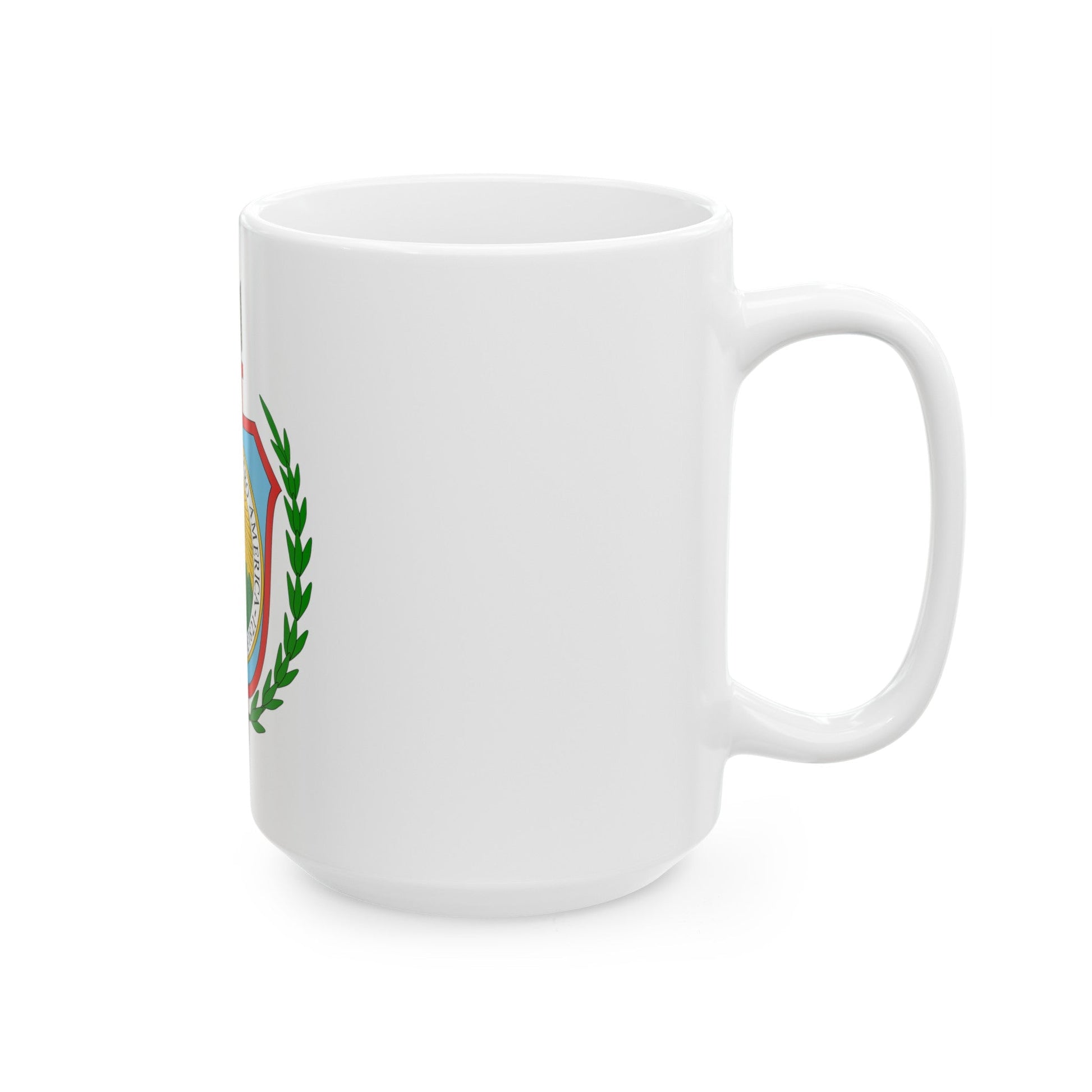 Coat of arms of Guatemala (1843-1851) - White Coffee Mug-The Sticker Space