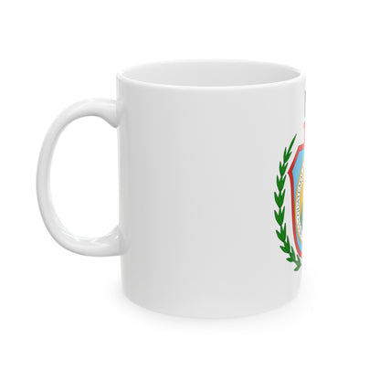 Coat of arms of Guatemala (1843-1851) - White Coffee Mug-The Sticker Space