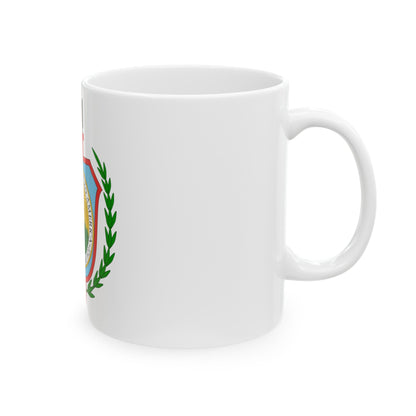 Coat of arms of Guatemala (1843-1851) - White Coffee Mug-The Sticker Space