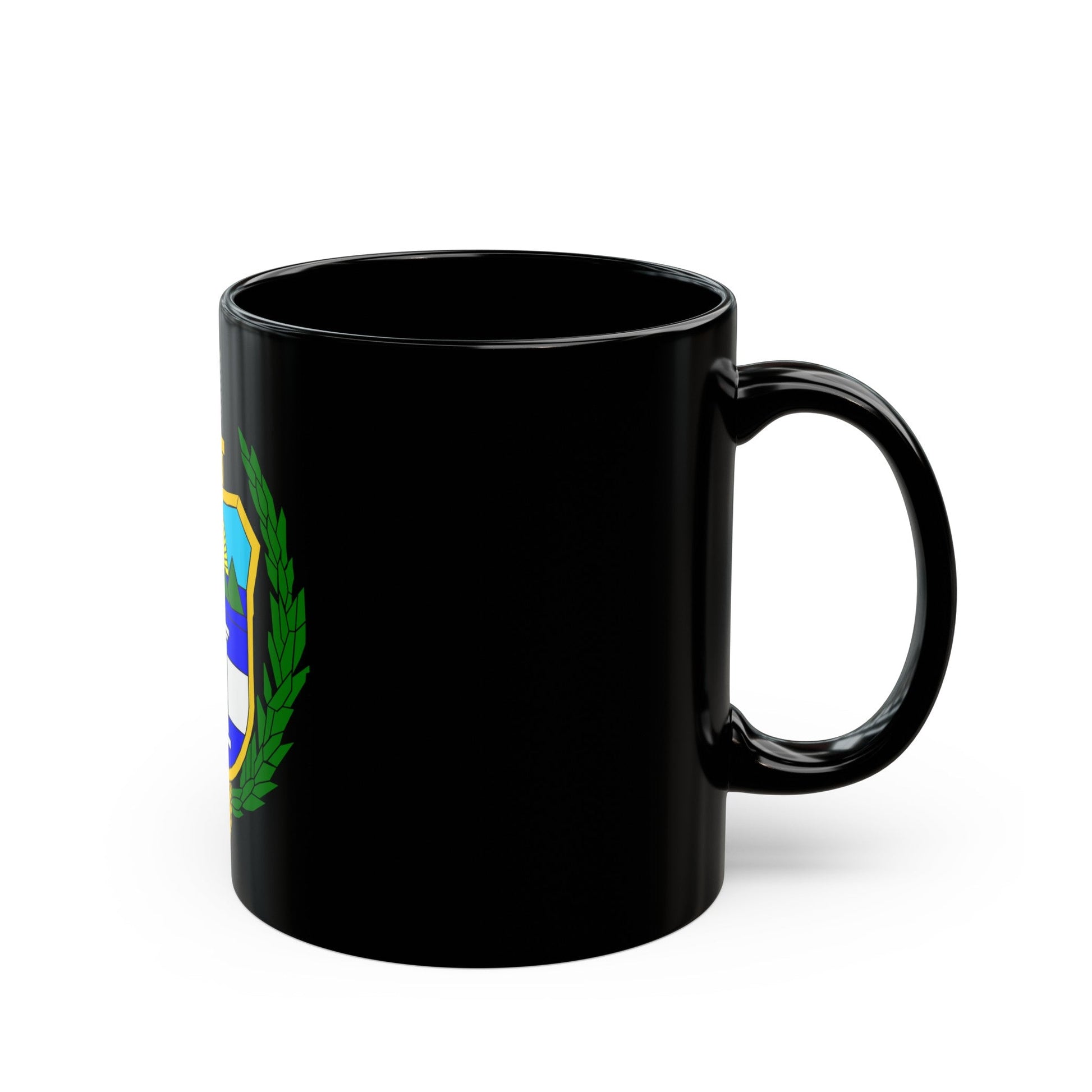 Coat of arms of guatemala (1851-1858) - Black Coffee Mug-The Sticker Space