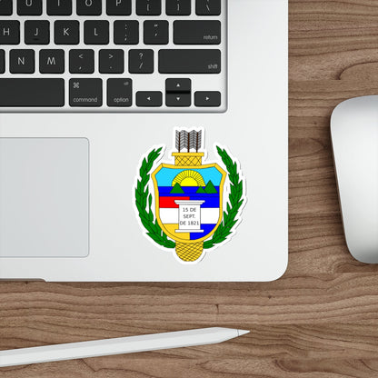 Coat of arms of guatemala (1851-1858) STICKER Vinyl Die-Cut Decal-The Sticker Space