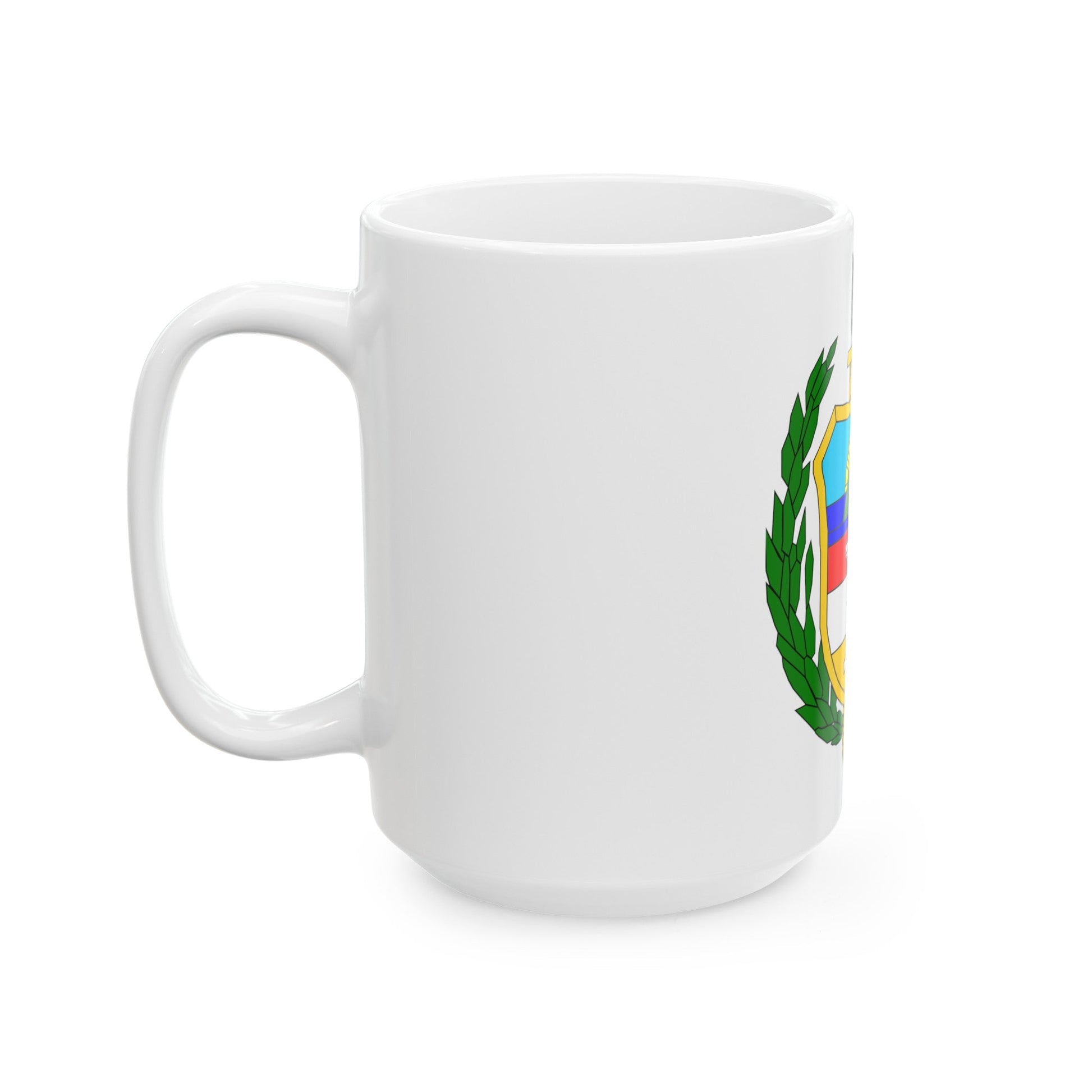 Coat of arms of guatemala (1851-1858) - White Coffee Mug-The Sticker Space