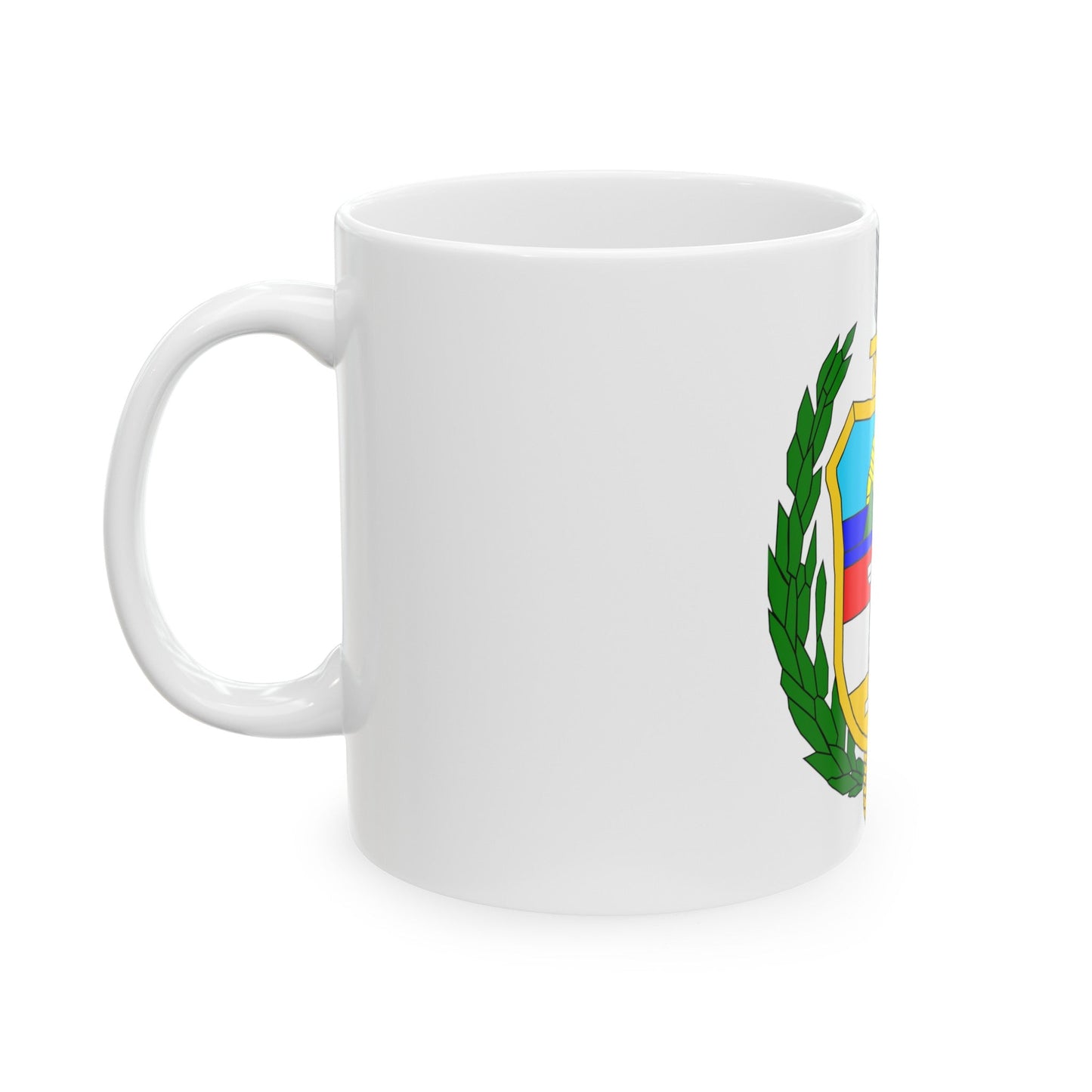 Coat of arms of guatemala (1851-1858) - White Coffee Mug-The Sticker Space