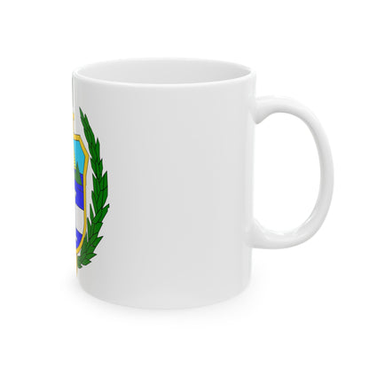 Coat of arms of guatemala (1851-1858) - White Coffee Mug-The Sticker Space