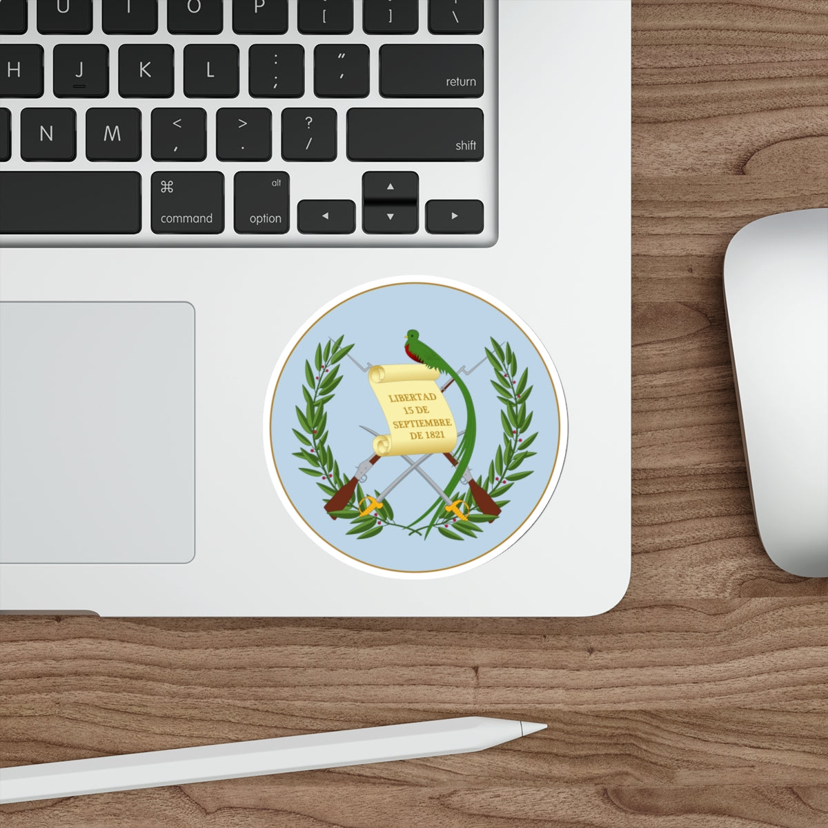 Coat of arms of Guatemala 2 STICKER Vinyl Die-Cut Decal-The Sticker Space