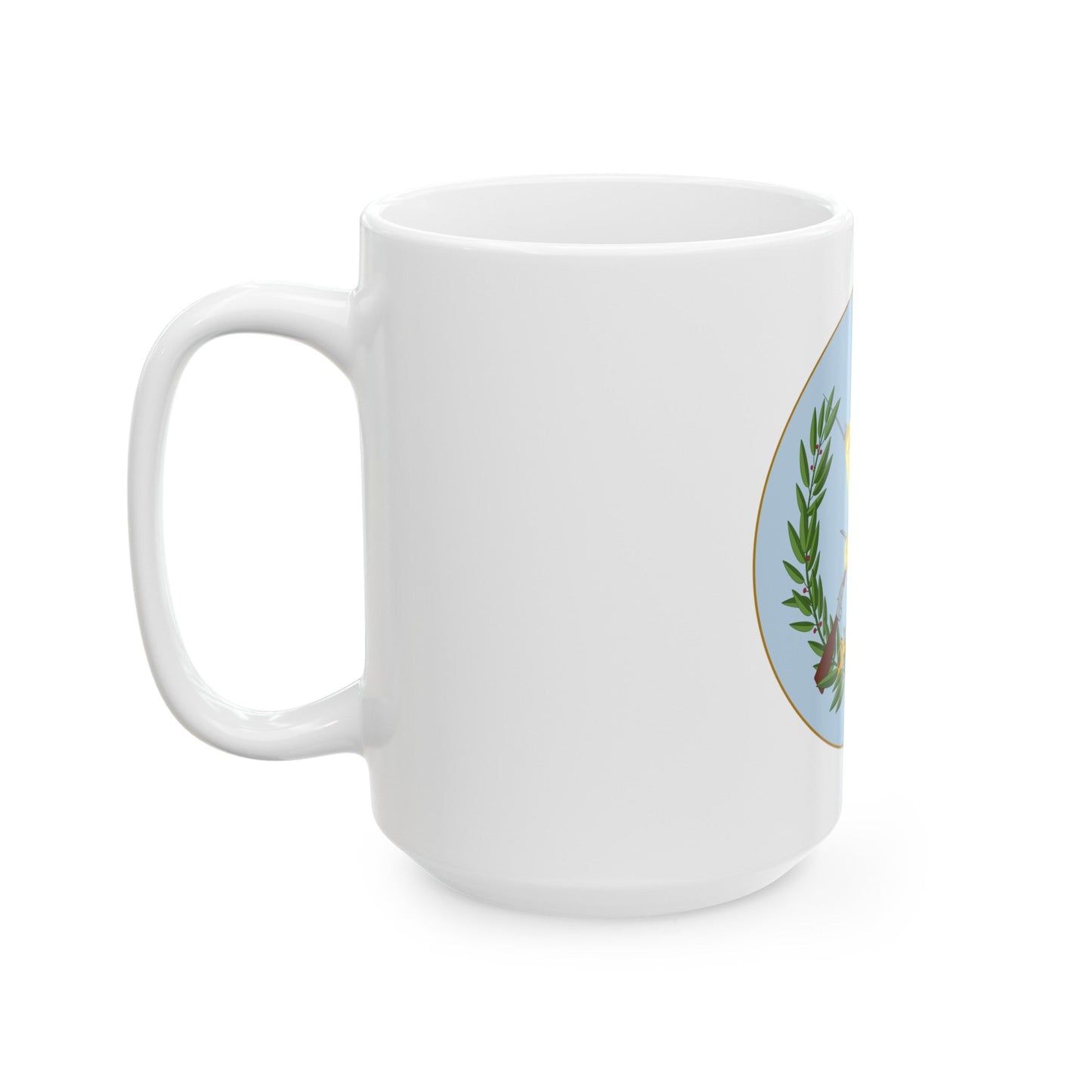 Coat of arms of Guatemala 2 - White Coffee Mug-The Sticker Space