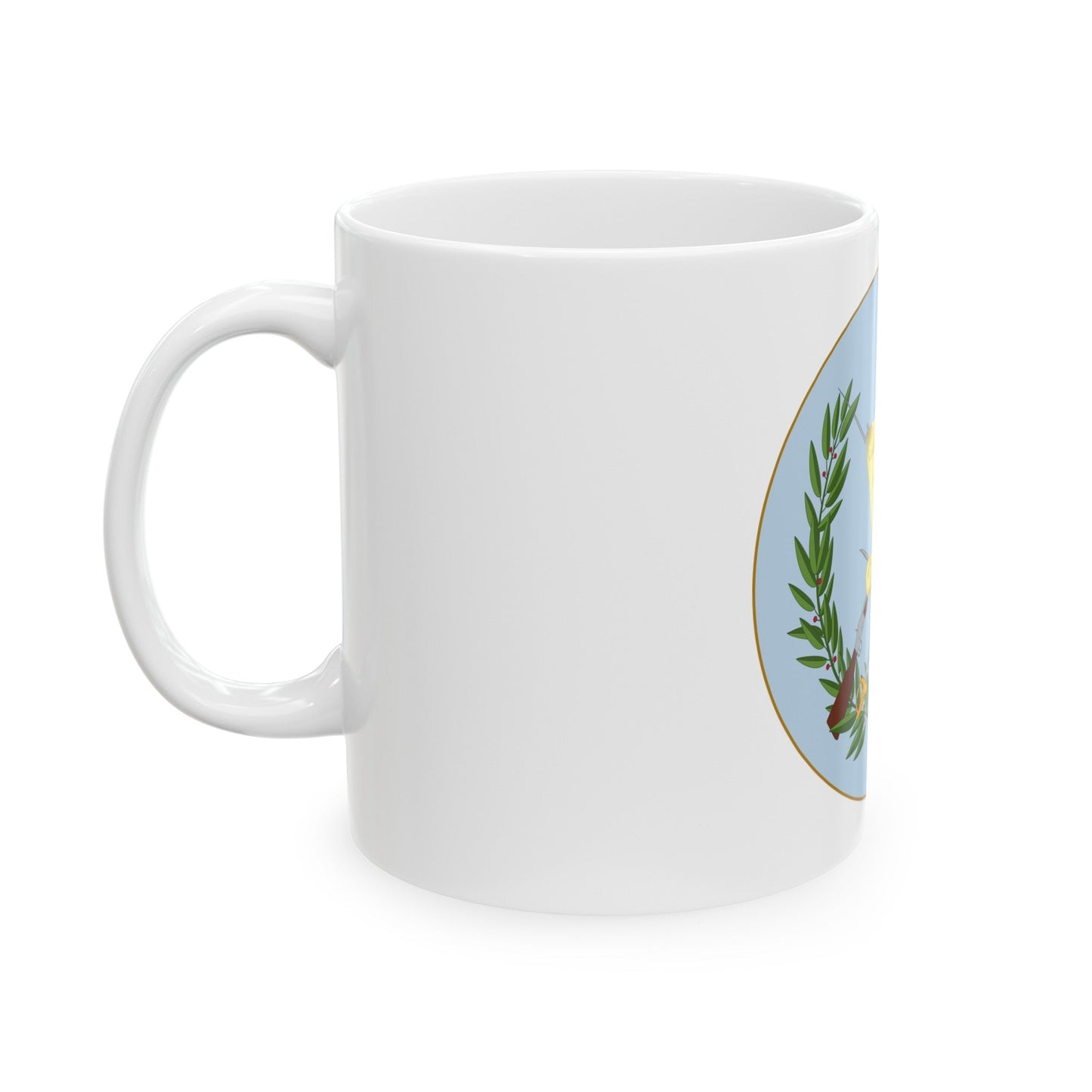 Coat of arms of Guatemala 2 - White Coffee Mug-The Sticker Space