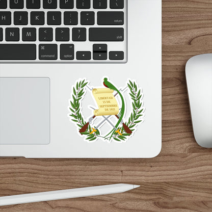 Coat of arms of Guatemala STICKER Vinyl Die-Cut Decal-The Sticker Space