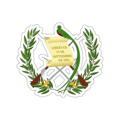 Coat of arms of Guatemala STICKER Vinyl Die-Cut Decal - The Sticker Space