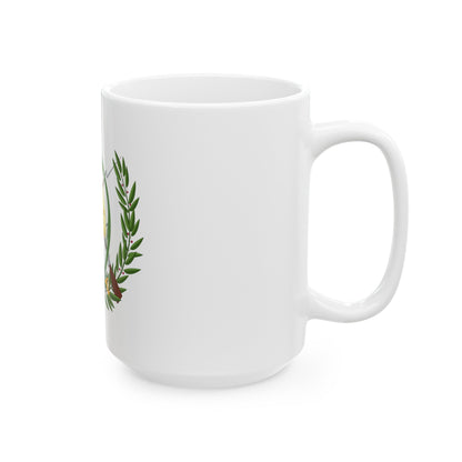 Coat of arms of Guatemala - White Coffee Mug-The Sticker Space