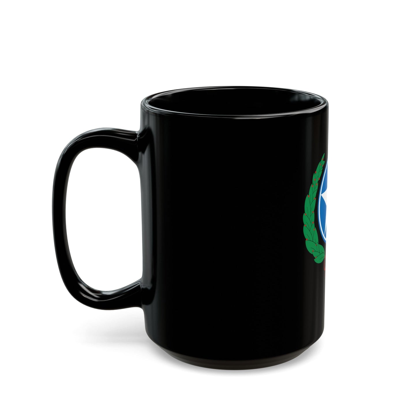 Coat of Arms of Guayaquil - Black Coffee Mug-The Sticker Space