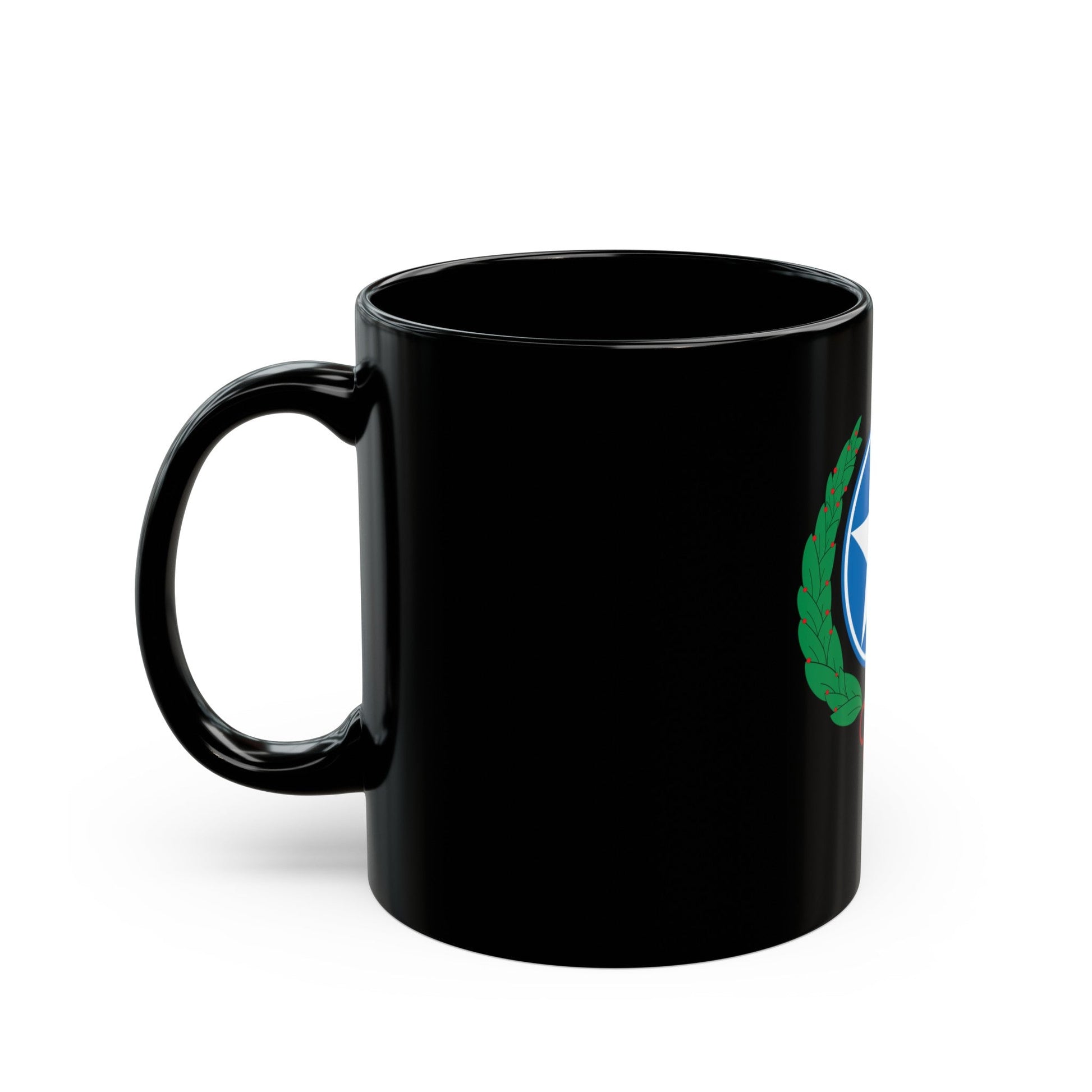 Coat of Arms of Guayaquil - Black Coffee Mug-The Sticker Space