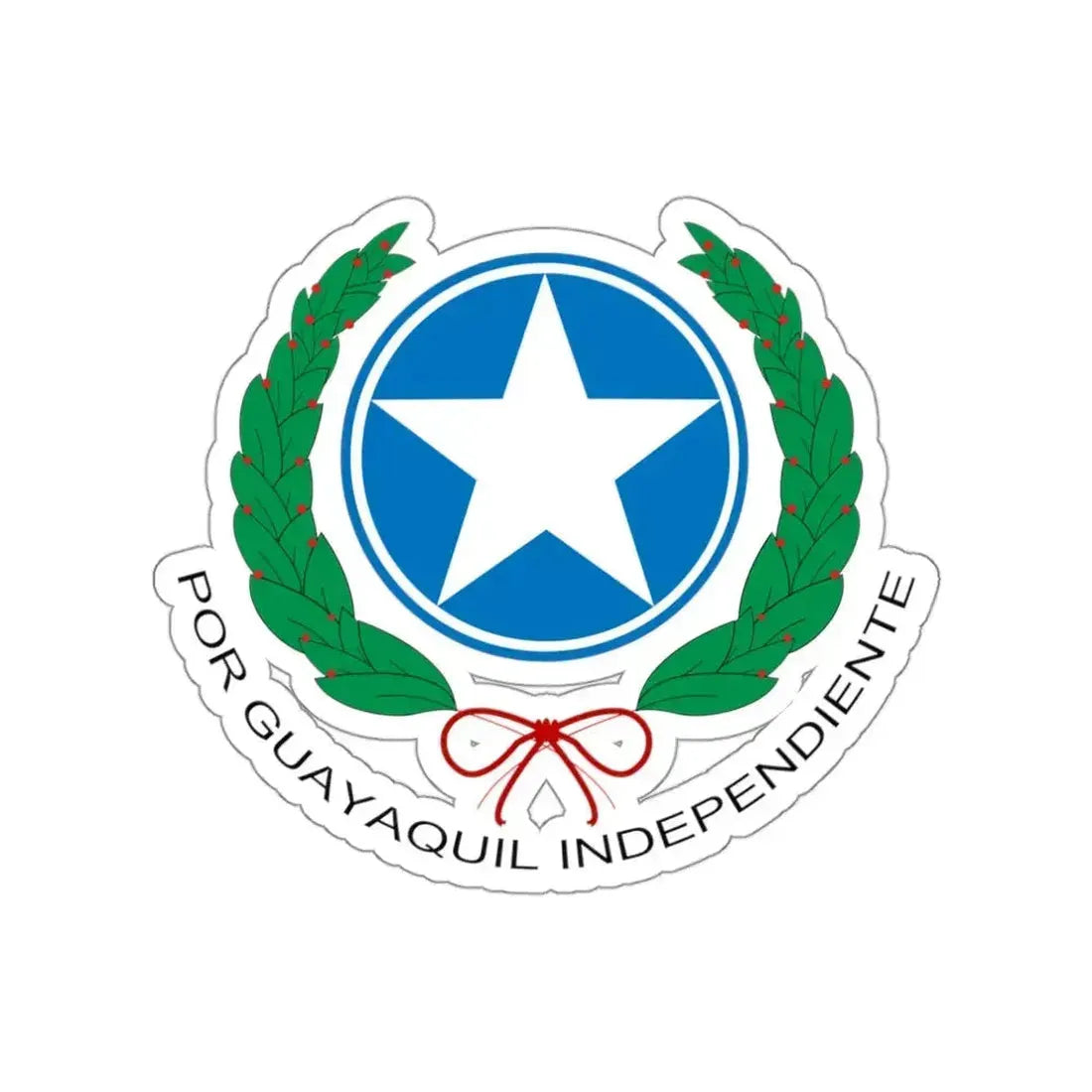 Coat of Arms of Guayaquil STICKER Vinyl Die-Cut Decal 3 Inch - The Sticker Space