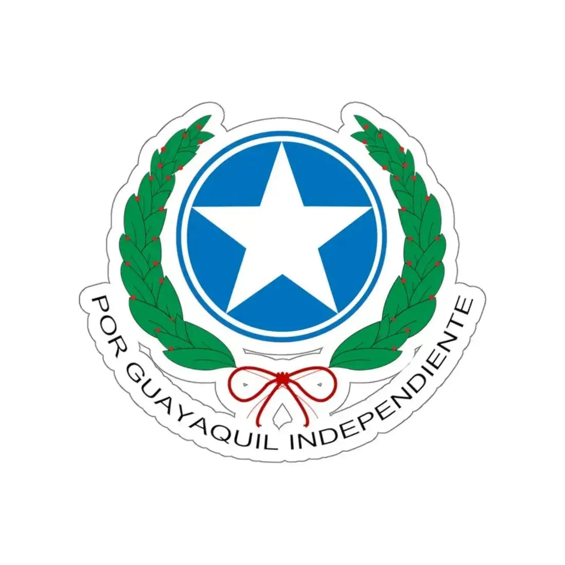 Coat of Arms of Guayaquil STICKER Vinyl Die-Cut Decal 4 Inch - The Sticker Space