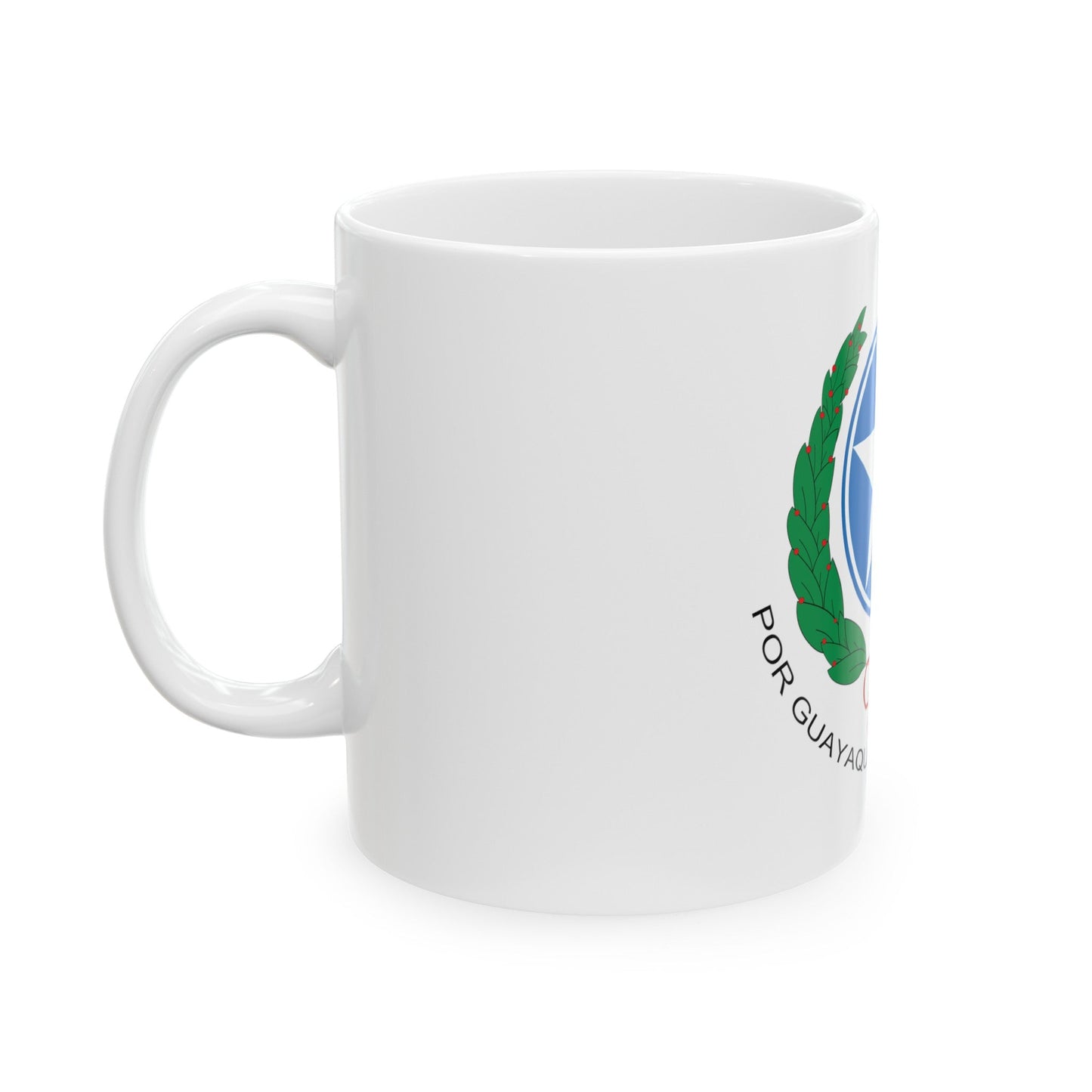 Coat of Arms of Guayaquil - White Coffee Mug-The Sticker Space