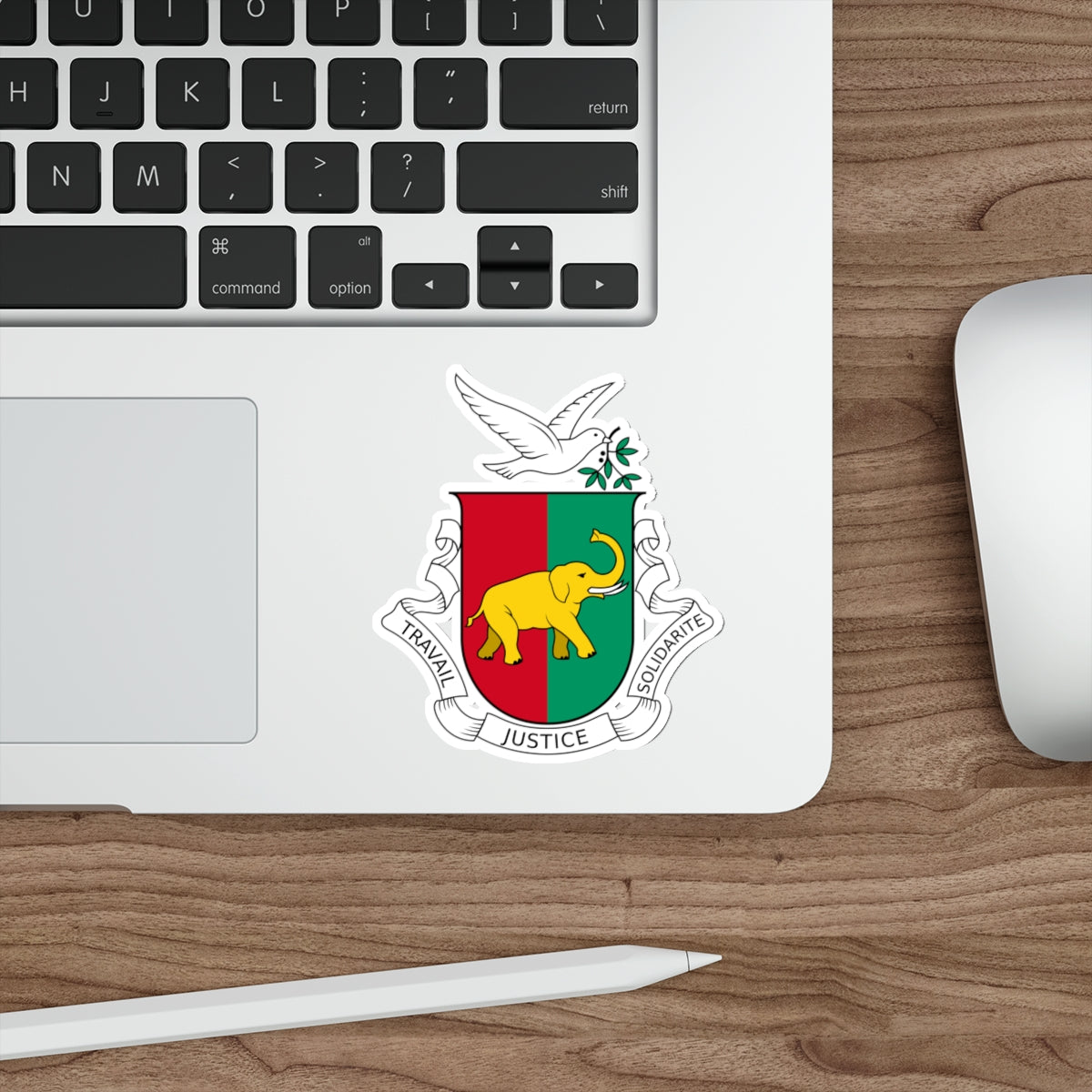 Coat of arms of Guinea 1958-1984 STICKER Vinyl Die-Cut Decal-The Sticker Space