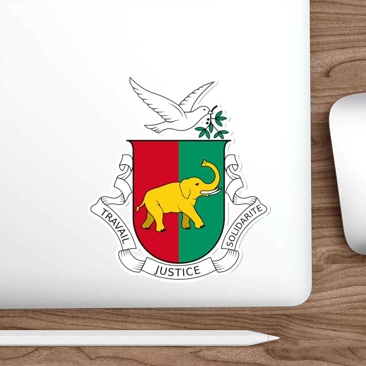 Coat of arms of Guinea 1958-1984 STICKER Vinyl Die-Cut Decal-The Sticker Space