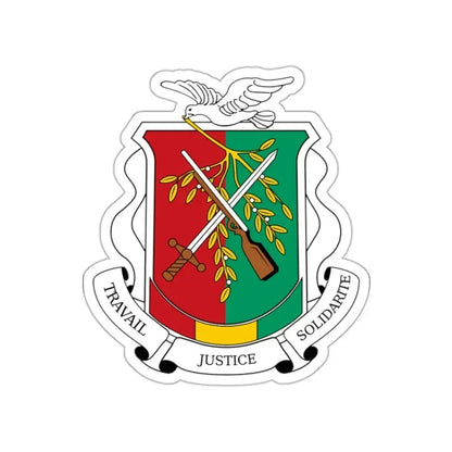 Coat of arms of Guinea 1984-1992 STICKER Vinyl Die-Cut Decal 2 Inch - The Sticker Space