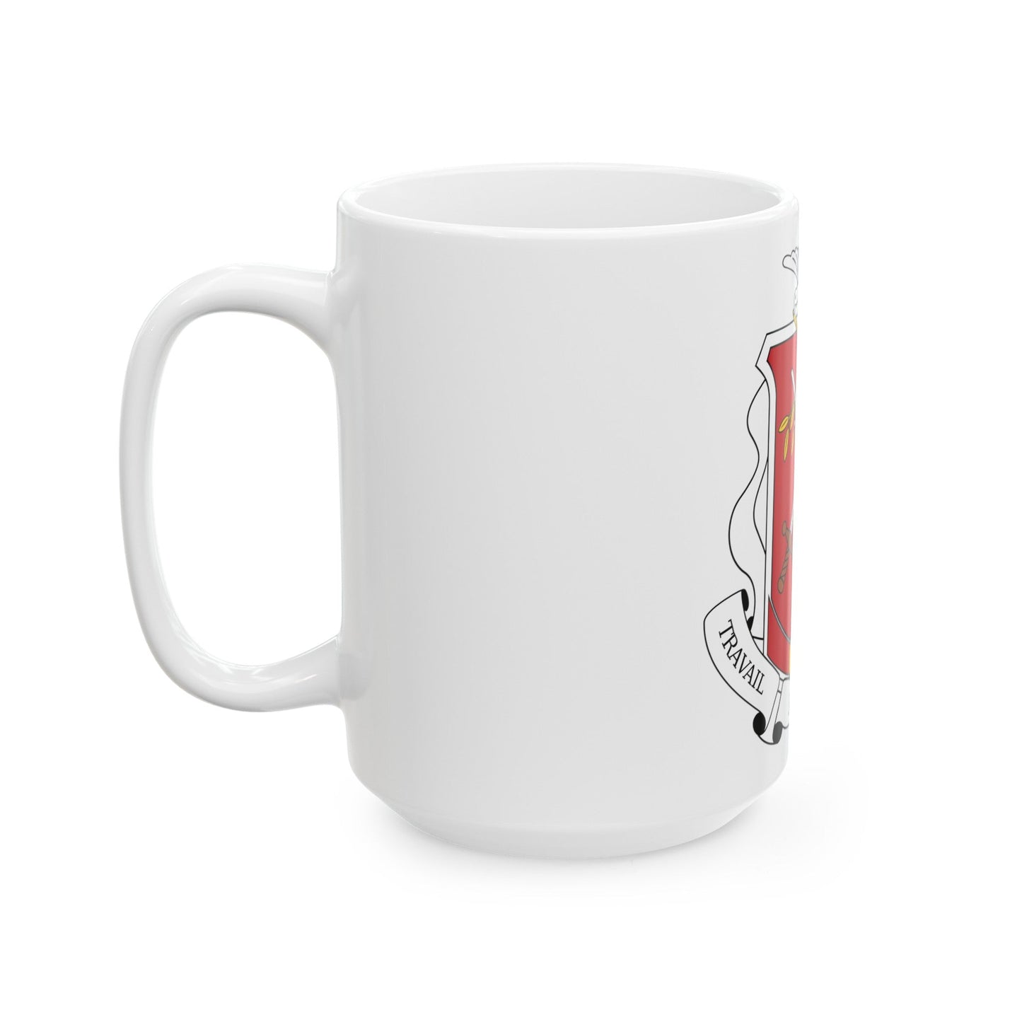 Coat of arms of Guinea 1984-1992 - White Coffee Mug-The Sticker Space