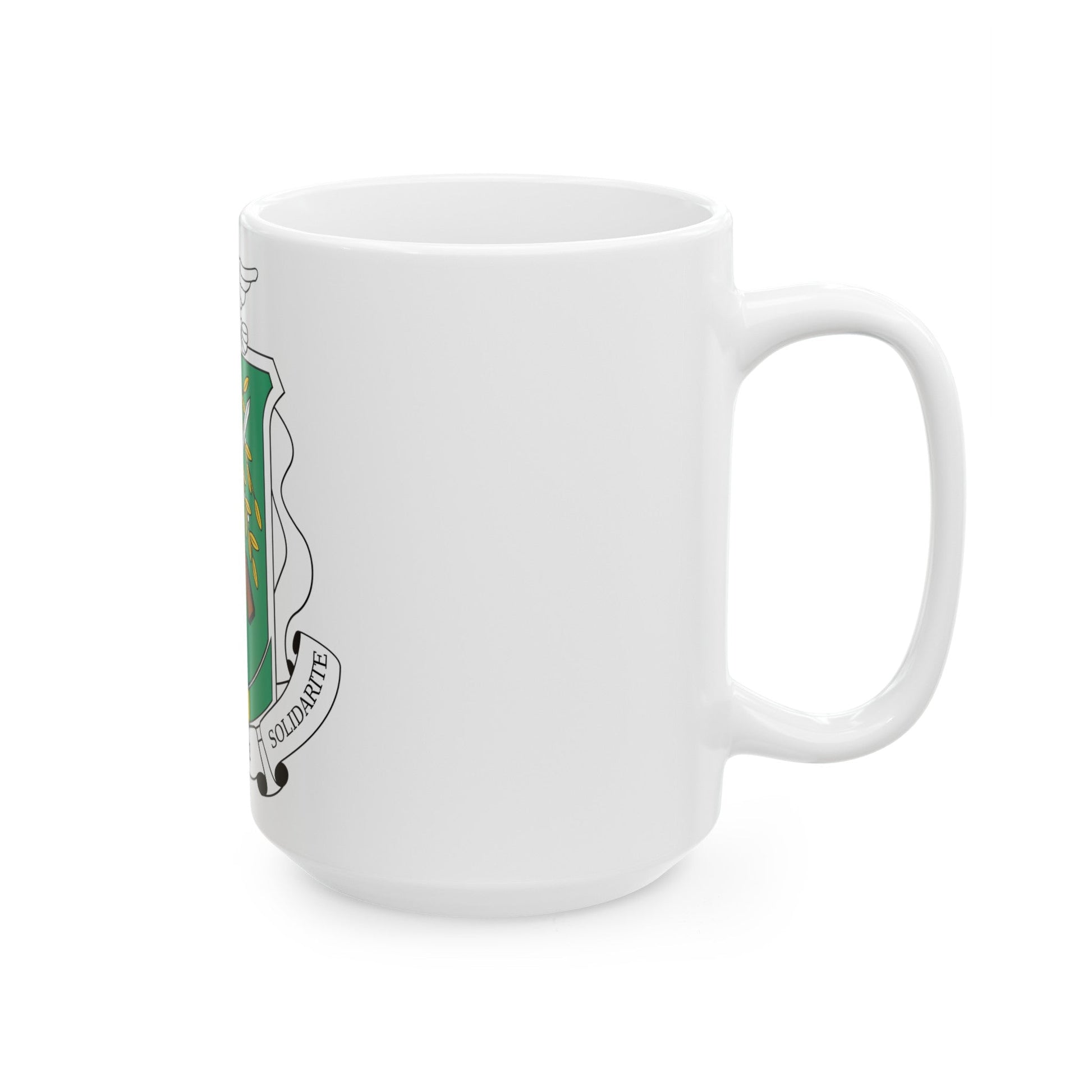 Coat of arms of Guinea 1984-1992 - White Coffee Mug-The Sticker Space