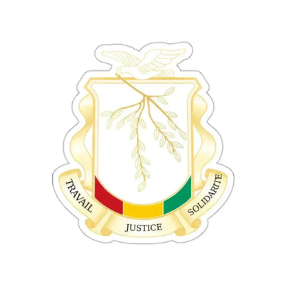 Coat of Arms of Guinea STICKER Vinyl Die-Cut Decal 2 Inch - The Sticker Space