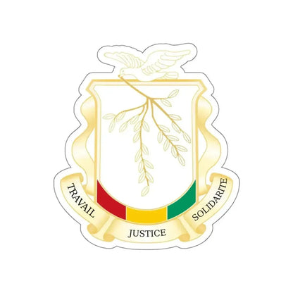 Coat of Arms of Guinea STICKER Vinyl Die-Cut Decal - The Sticker Space