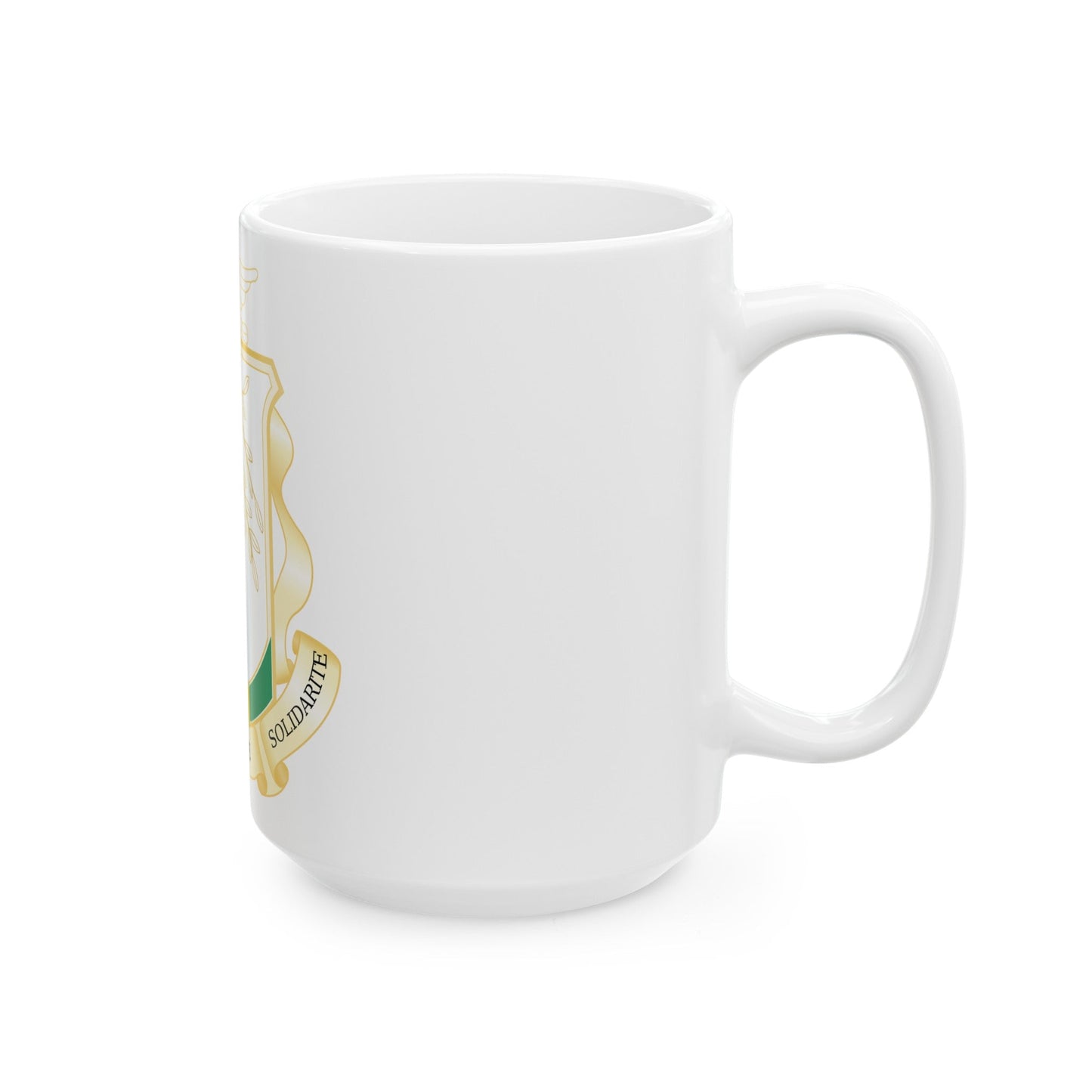 Coat of Arms of Guinea - White Coffee Mug-The Sticker Space