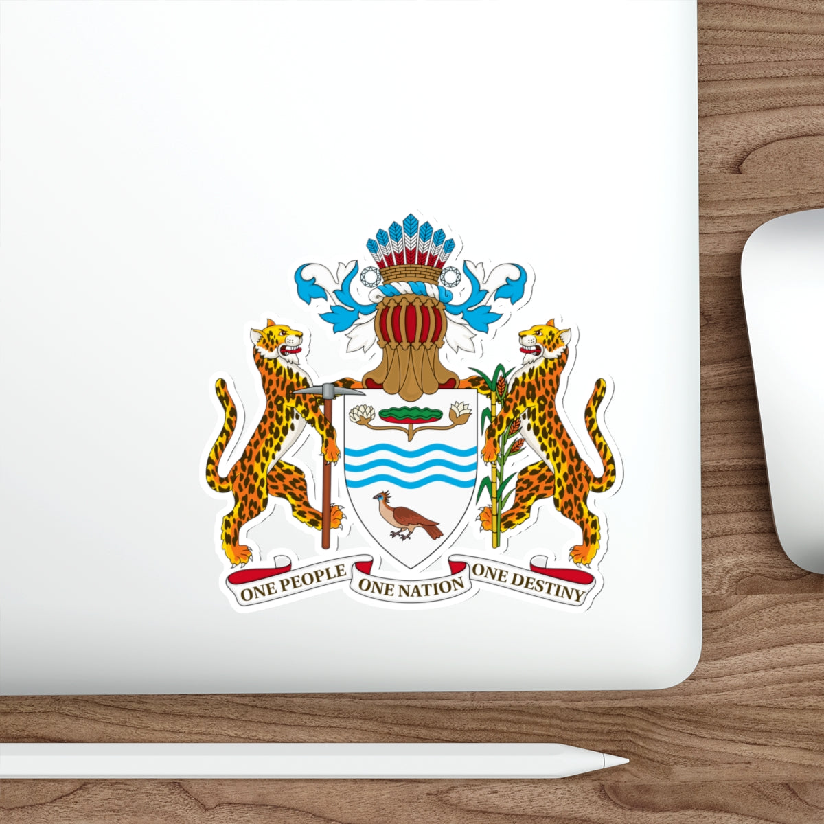 Coat of arms of Guyana STICKER Vinyl Die-Cut Decal-The Sticker Space