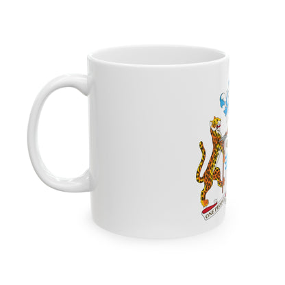 Coat of arms of Guyana - White Coffee Mug-The Sticker Space