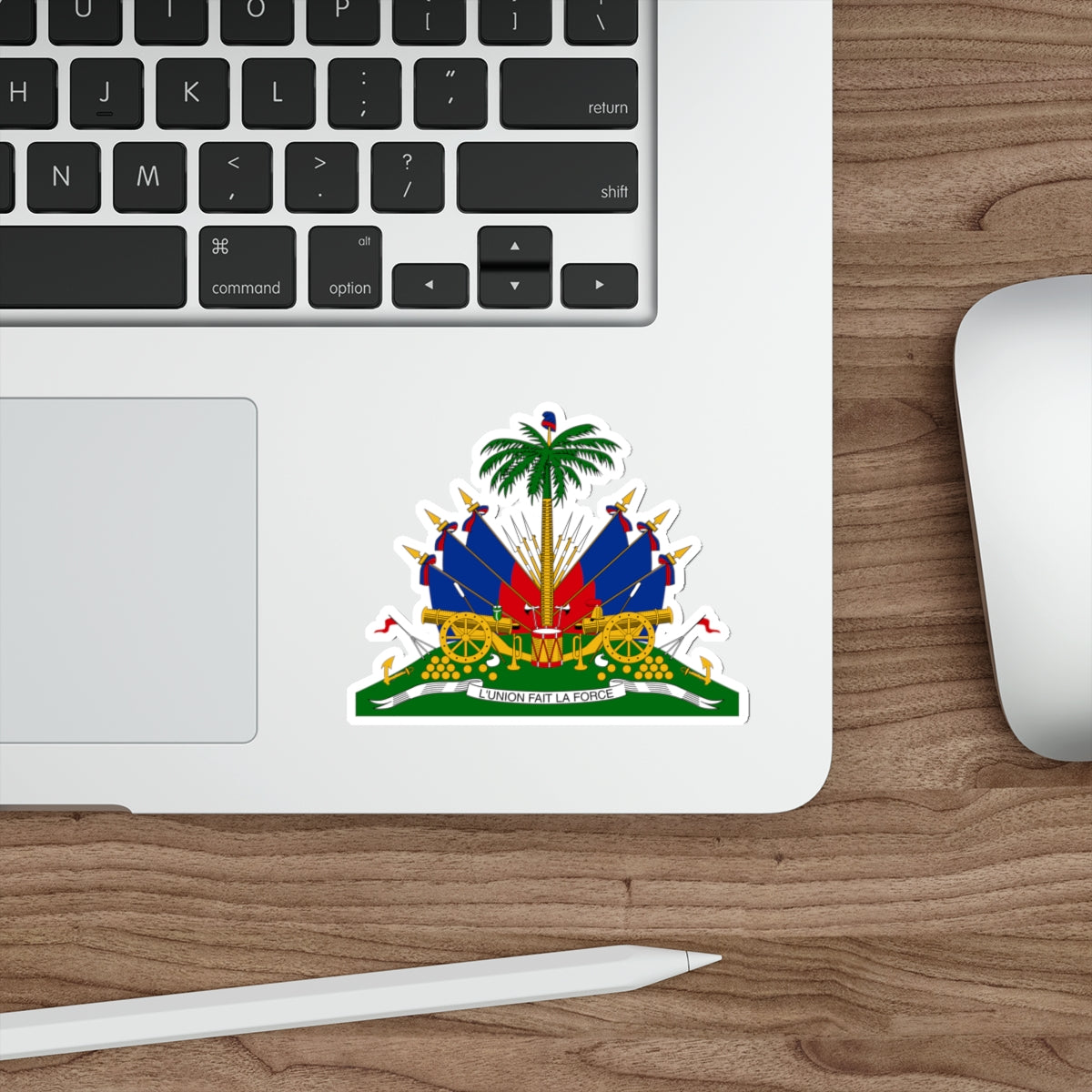 Coat of arms of Haiti STICKER Vinyl Die-Cut Decal-The Sticker Space