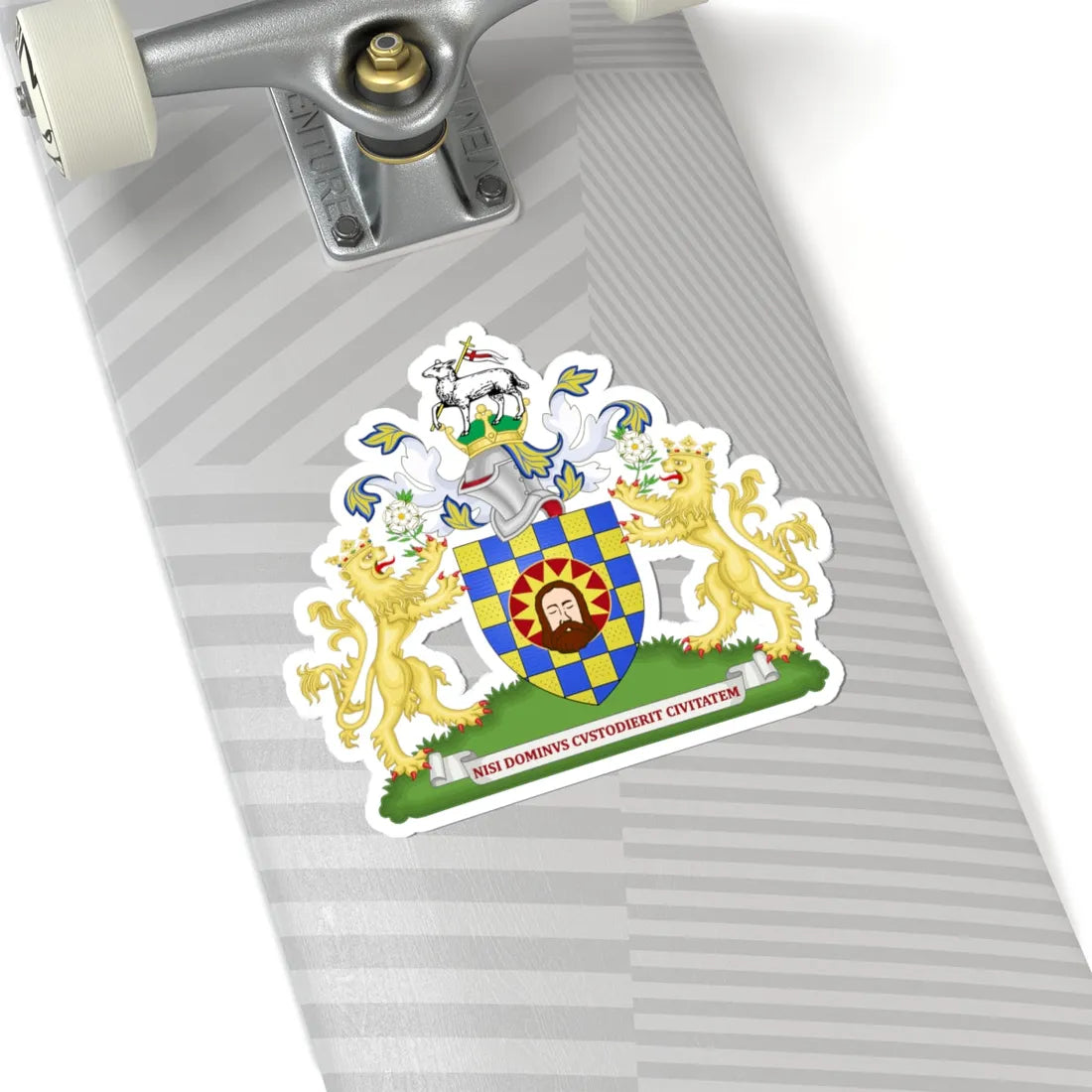 Coat of arms of Halifax (England) (Coat of Arms) STICKER Vinyl Kiss-Cut Decal - The Sticker Space