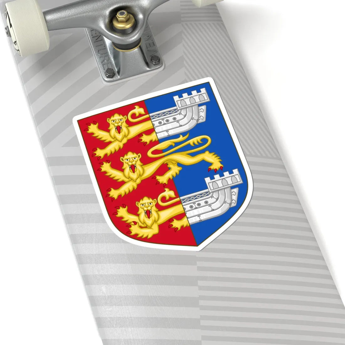 Coat of Arms of Hastings (England) (Coat of Arms) STICKER Vinyl Kiss-Cut Decal - The Sticker Space