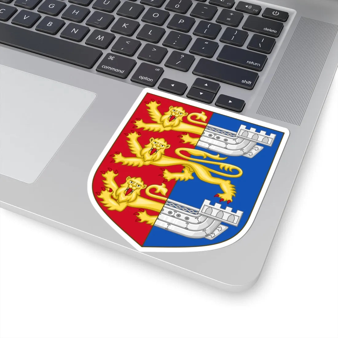 Coat of Arms of Hastings (England) (Coat of Arms) STICKER Vinyl Kiss-Cut Decal - The Sticker Space