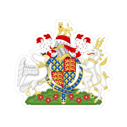 Coat of Arms of Henry IV of England 1399-1406 Variant 2 (England) (Coat of Arms) STICKER Vinyl Kiss-Cut Decal 3 Inch White - The Sticker Space