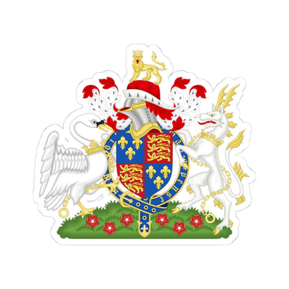 Coat of Arms of Henry IV  V of England 1406-1422 Variant 2 (England) (Coat of Arms) STICKER Vinyl Kiss-Cut Decal 4 Inch White - The Sticker Space