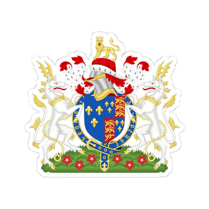 Coat of Arms of Henry VI of England 1422-1471 (England) (Coat of Arms) STICKER Vinyl Kiss-Cut Decal 6 Inch White - The Sticker Space