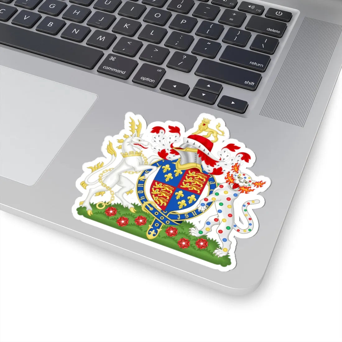 Coat of Arms of Henry VI of England 1422-1471 Variant 3 (England) (Coat of Arms) STICKER Vinyl Kiss-Cut Decal - The Sticker Space