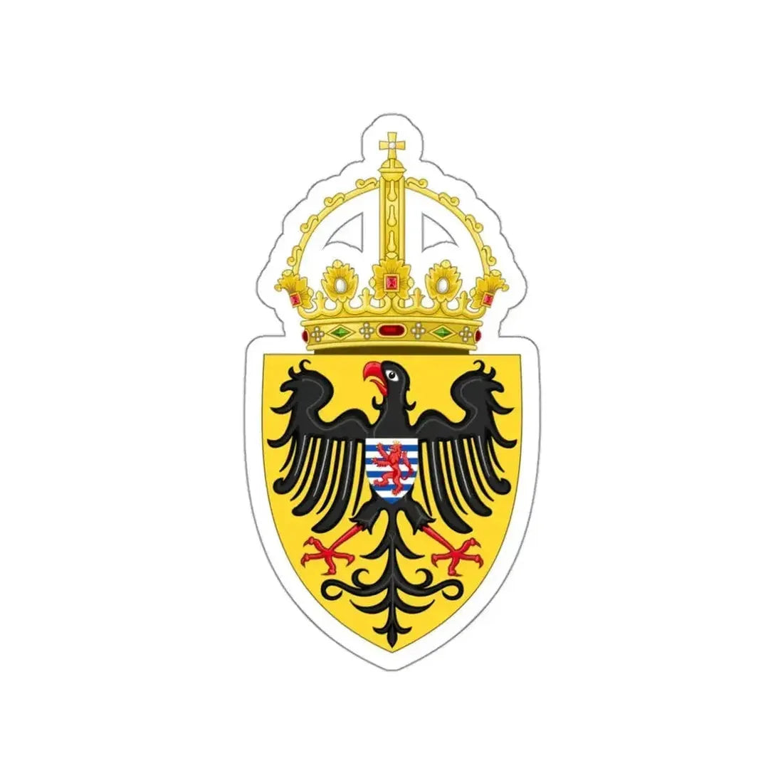 Coat of arms of Henry VII, Holy Roman Emperor STICKER Vinyl Die-Cut Decal - The Sticker Space