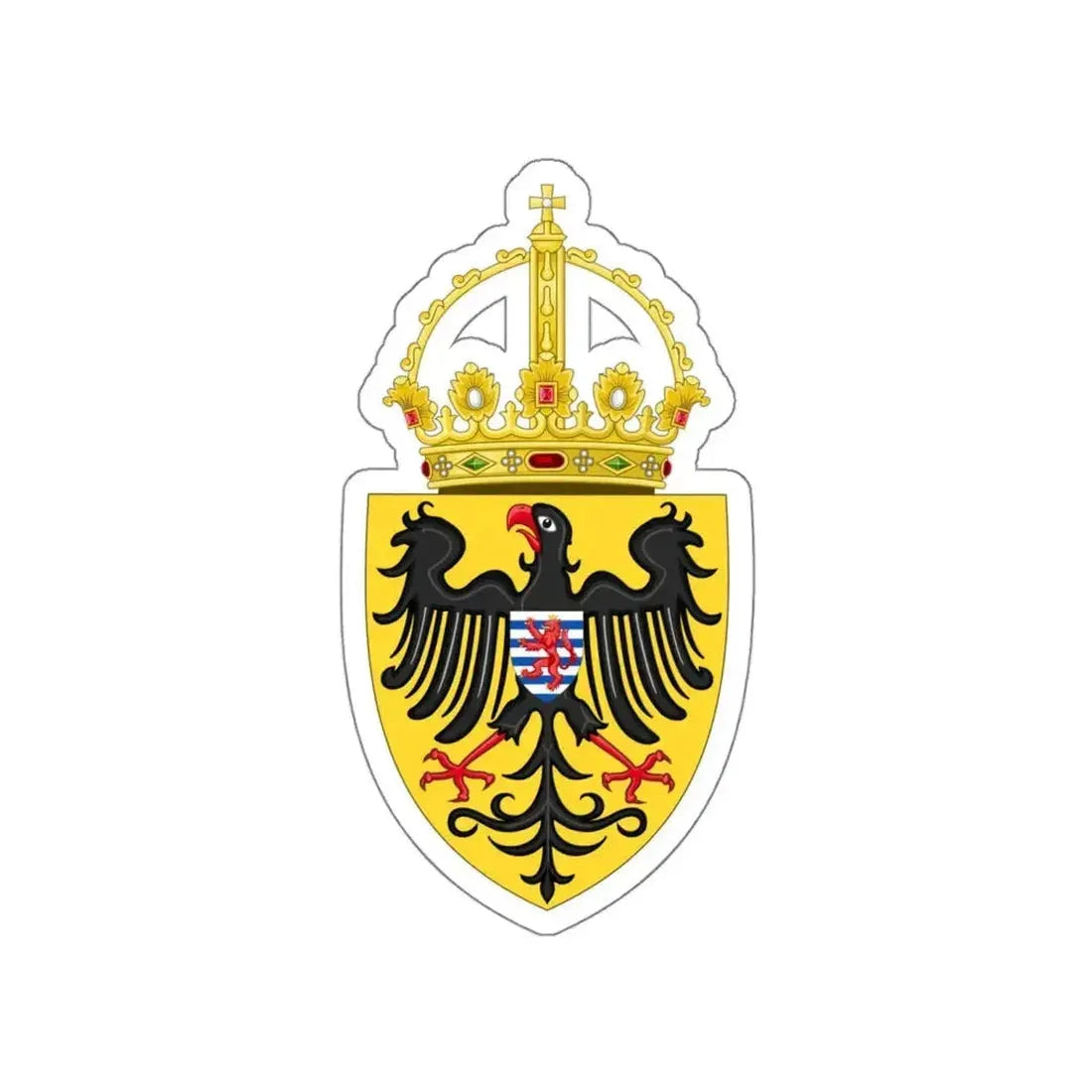 Coat of arms of Henry VII, Holy Roman Emperor STICKER Vinyl Die-Cut Decal - The Sticker Space
