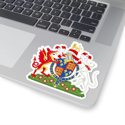 Coat of Arms of Henry VII of England 1485-1509 Variant 1 (England) (Coat of Arms) STICKER Vinyl Kiss-Cut Decal - The Sticker Space
