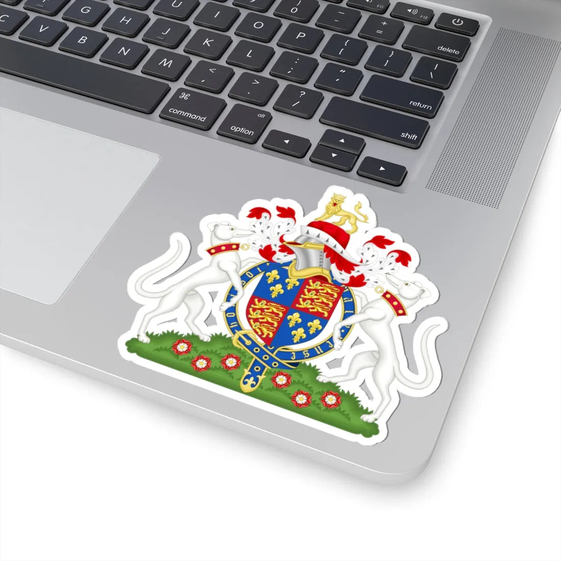 Coat of Arms of Henry VII of England 1485-1509 Variant 2 (England) (Coat of Arms) STICKER Vinyl Kiss-Cut Decal - The Sticker Space