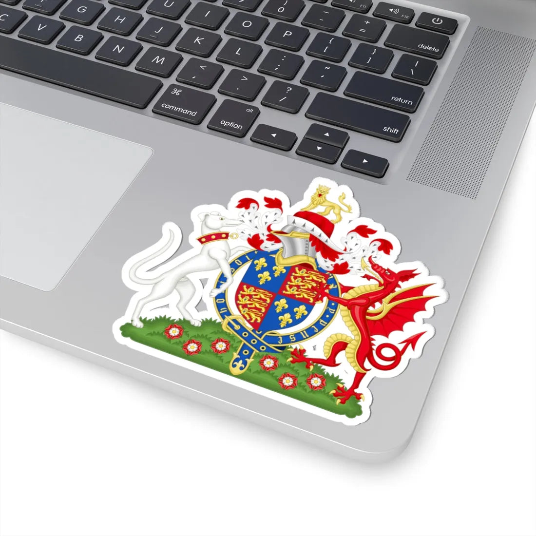 Coat of Arms of Henry VII of England 1485-1509 Variant 3 (England) (Coat of Arms) STICKER Vinyl Kiss-Cut Decal - The Sticker Space