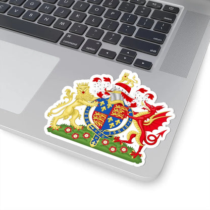 Coat of Arms of Henry VII of England 1485-1509 Variant 4 (England) (Coat of Arms) STICKER Vinyl Kiss-Cut Decal - The Sticker Space